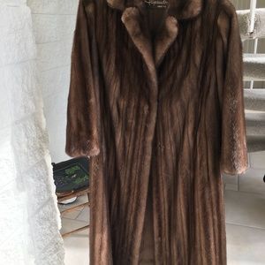 Classically Elegant Full Length Mink Coat